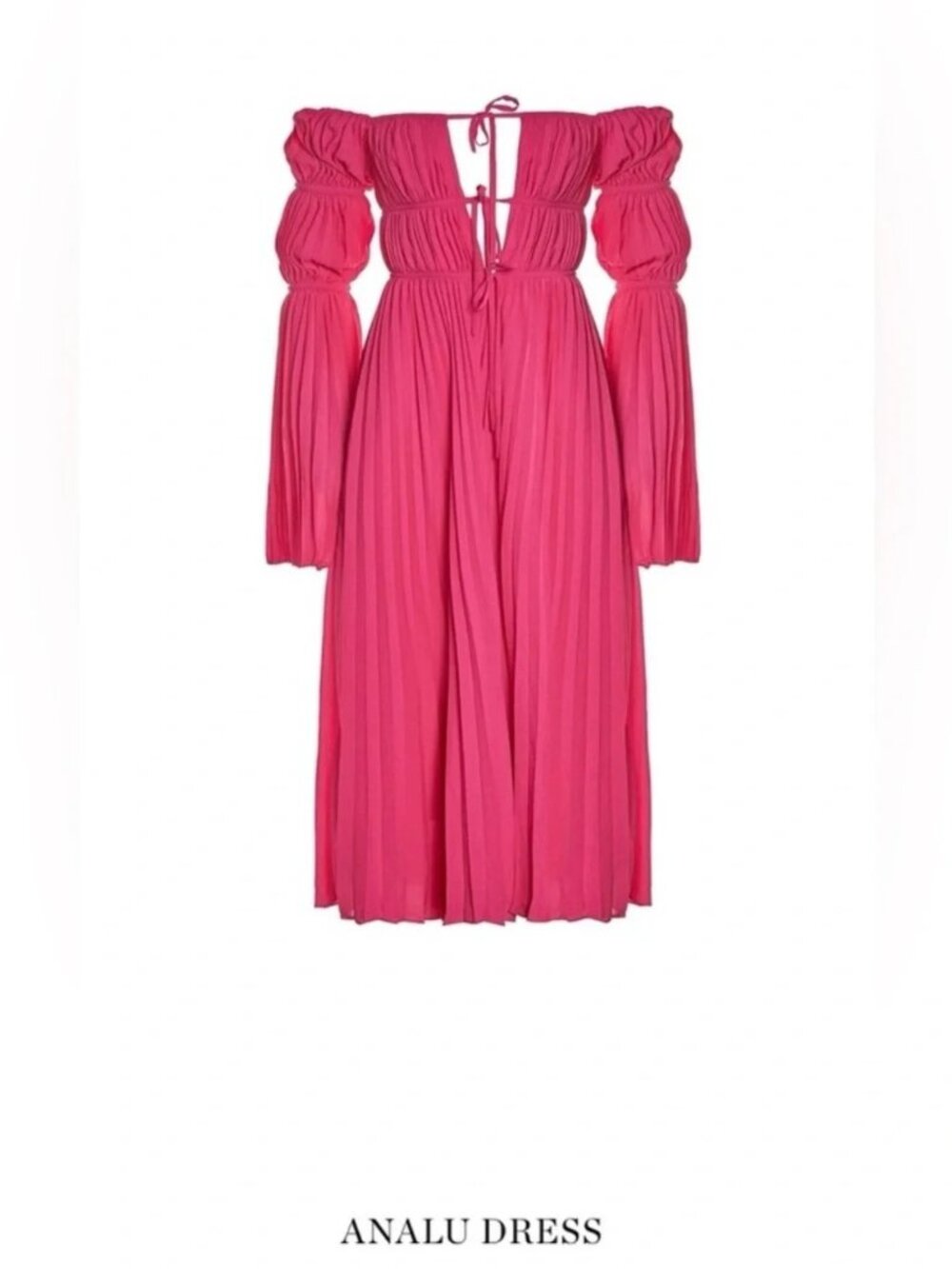 ALAMOUR - Hot Pink Analu Dress Size Xl - Picture 6 of 8